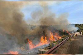 NASA satellites monitor Bush Fire
