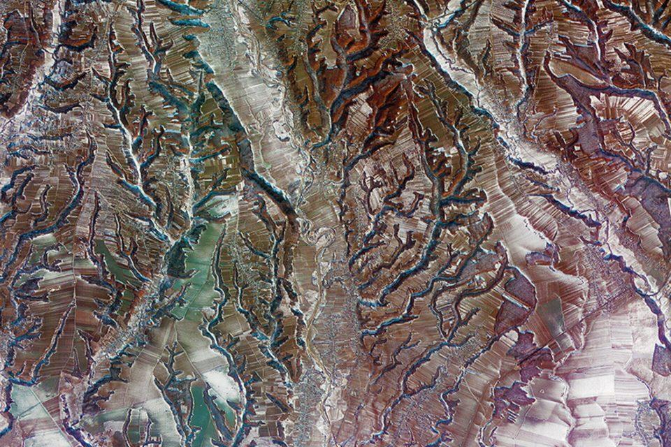 The unique landscape of south central Romania 
