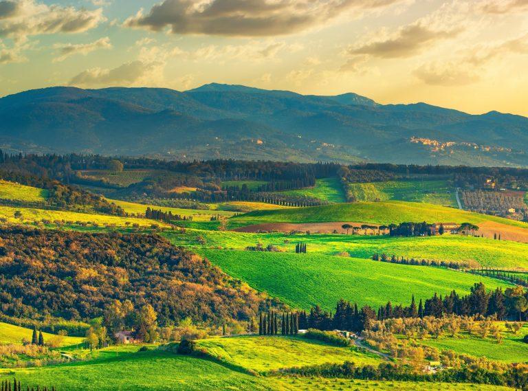 The diverse landscapes of Central Italy