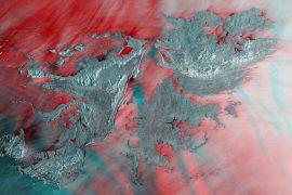 The Falkland Islands in the South Atlantic