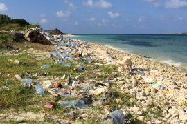 Tiny tropical island has giant pollution problem
