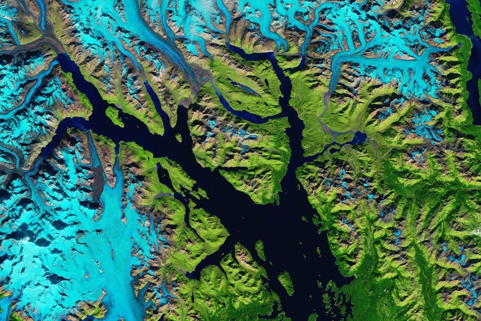 Glacier Bay in southeast Alaska