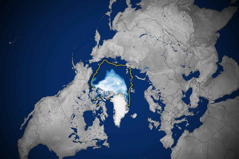 Arctic sea ice minimum is the second lowest on record