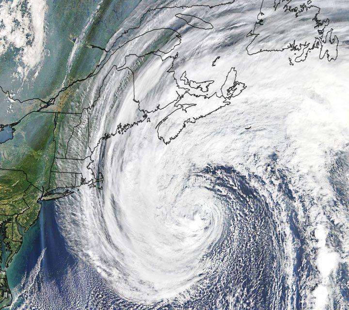 Hurricane Teddy approaches Nova Scotia