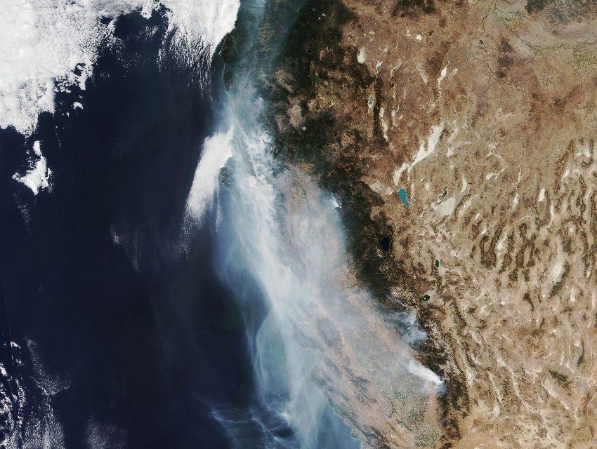 Wildfire smoke has spread across much of California