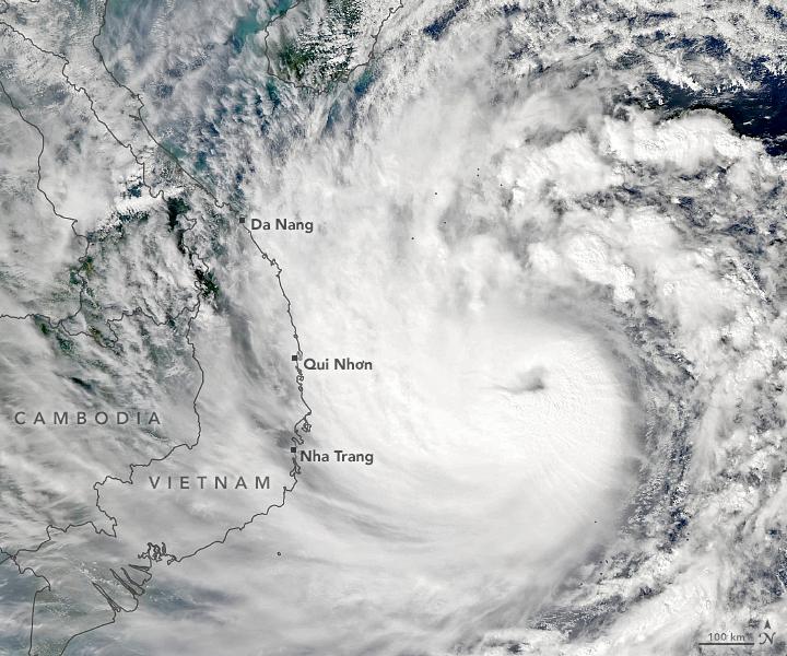 Typhoon Molave intensifies as it approaches Vietnam