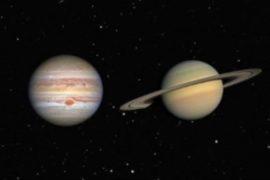 Jupiter and Saturn are the main event in the December sky