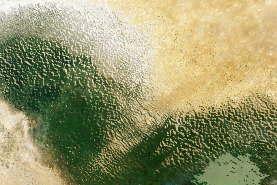 Lake Chad in the Sahel region of Africa