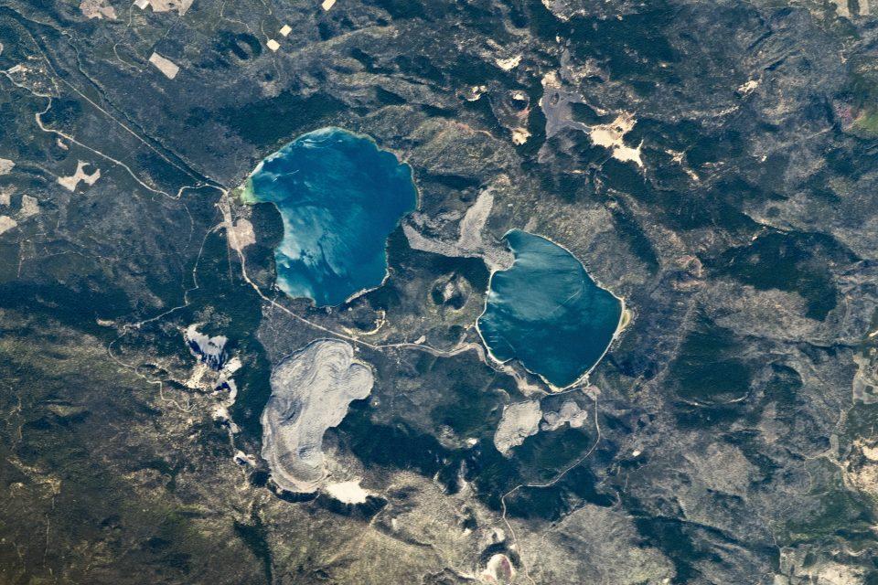 Newberry Volcano in the Cascade Mountains