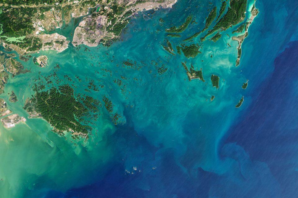 Two bays on the coast of Vietnam