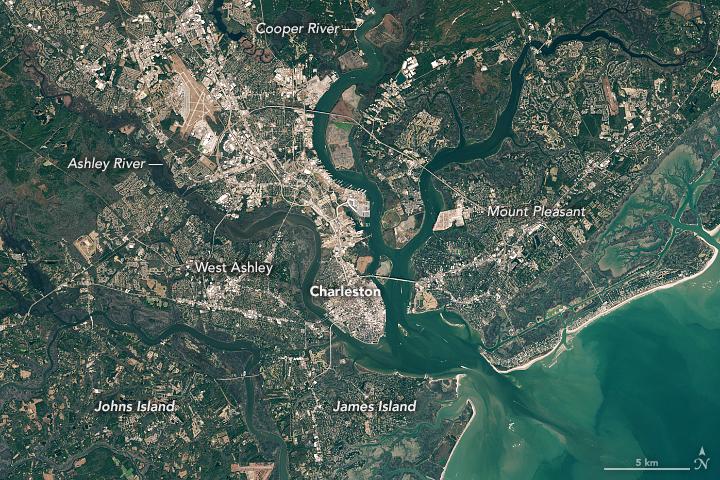 High tide floods are becoming common in Charleston
