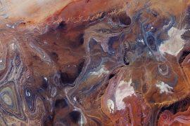 Tanezrouft Basin in the Sahara Desert