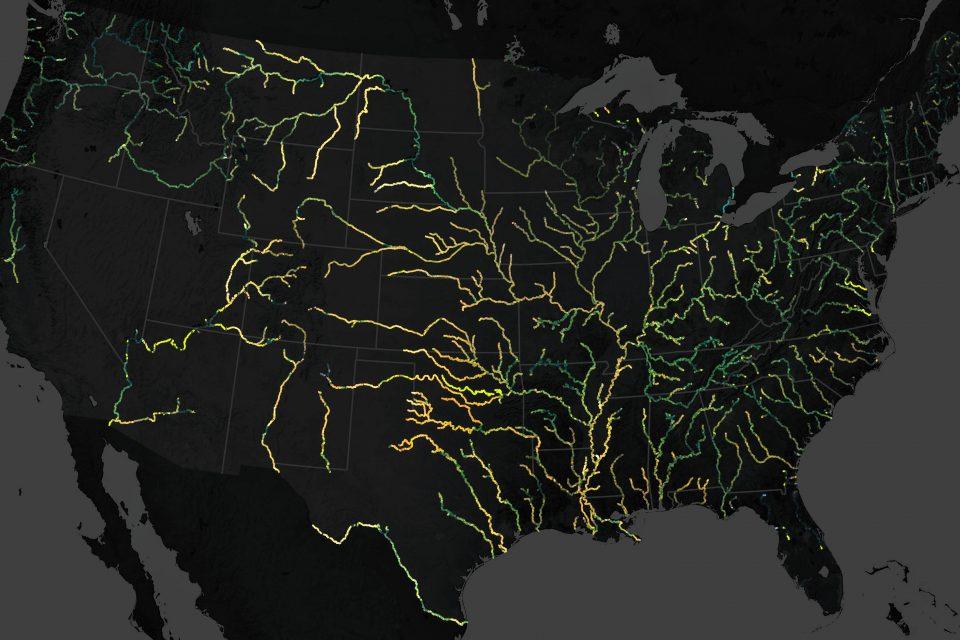 River colors are changing across the United States