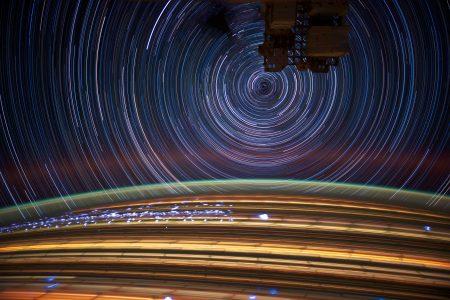 ISS030 star trails created with iss030e271644 thru iss030e271714