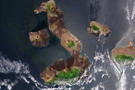 The Galápagos Islands in the eastern Pacific