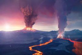 Volcanic activity may have a given planet its second atmosphere