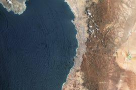 The port city of Antofagasta, Chile