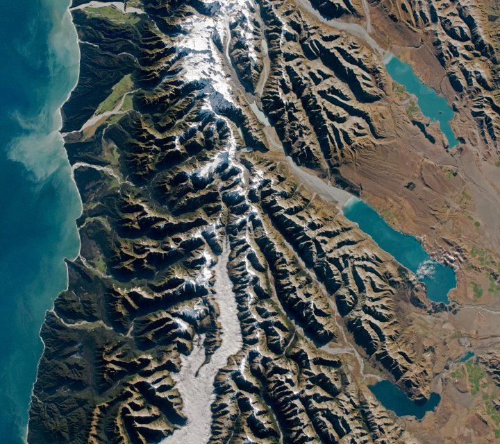 The Southern Alps on New Zealand’s South Island