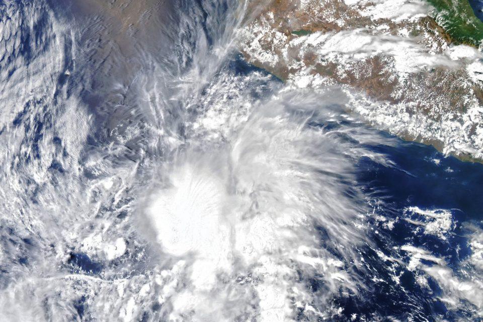 Tropical Storm Andres in the eastern Pacific