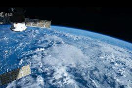 A look back at Earth from the ISS