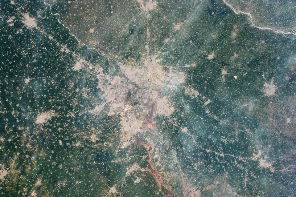The city of Dehli, India's national capital territory