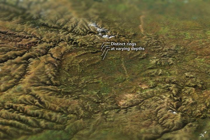 Popigai crater is one of the largest on Earth