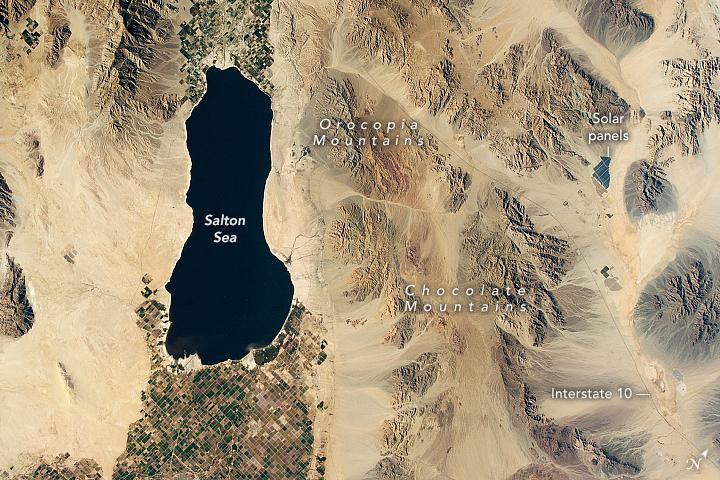 The Salton Sea in the Sonoran Desert
