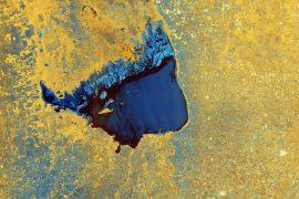 Lake Mar Chiquita in Argentina