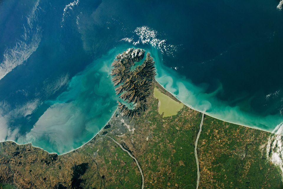 Banks Peninsula on New Zealand’s South Island