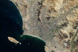 Lima, Peru, on the bank of the Rímac River