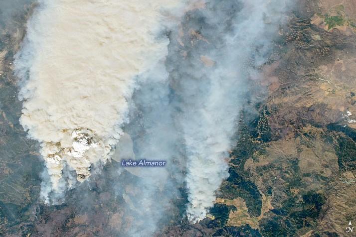 The Dixie fire in Northern California