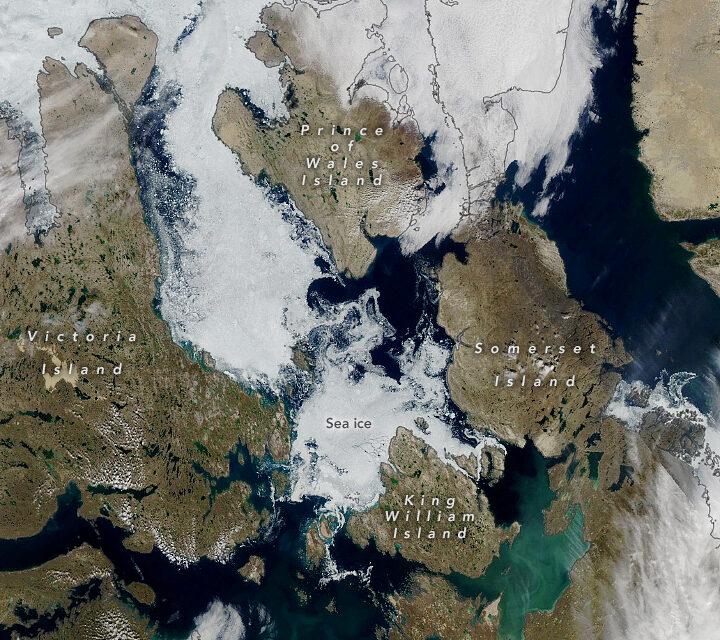 Persistent sea ice blocks the Northwest Passage