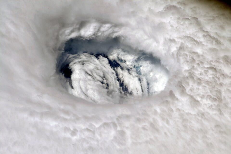 3. The eye of Hurricane Dorian