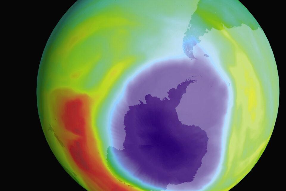 6. An opening in the ozone layer