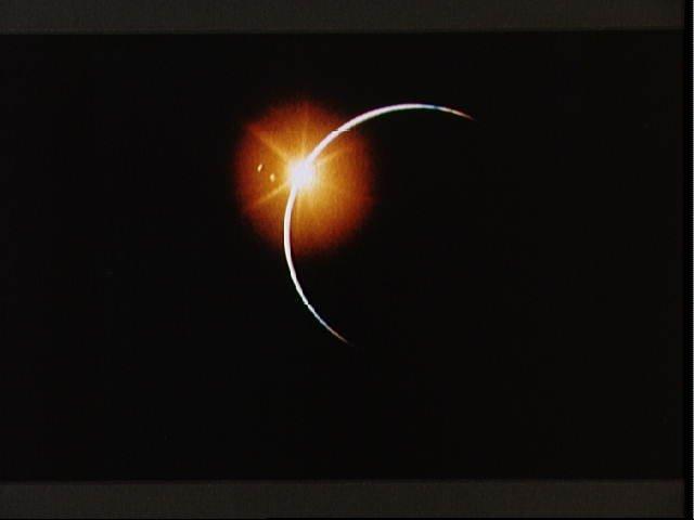 7. Total eclipse of the sun