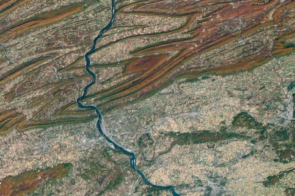 38. Fall leaves – from space