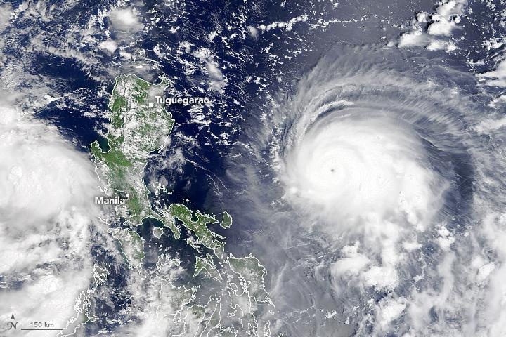 Chanthu became a super typhoon in just 48 hours