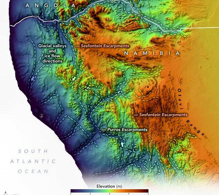 The fossil fjords of Namibia