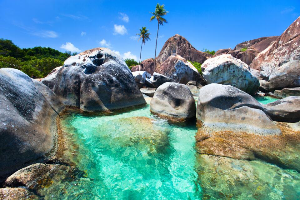 The Baths beach    Virgin Gorda, British Virgin Islands