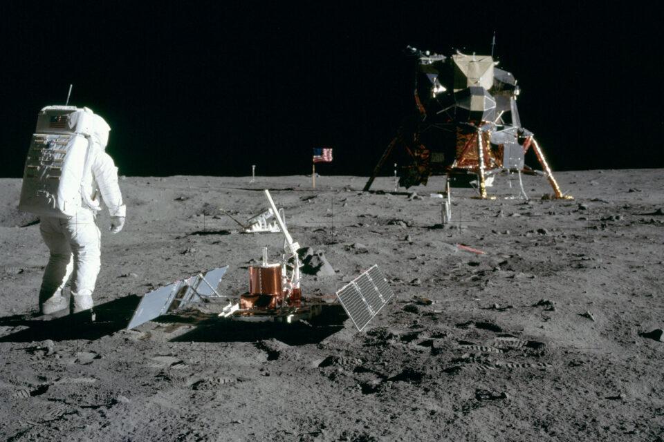 Edwin "Buzz" Aldrin, during the Apollo 11 walking on the Moon