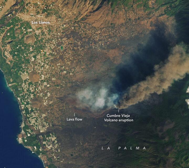 The Cumbre Vieja volcano eruption
