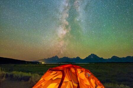 Camping Night at Grand Teton