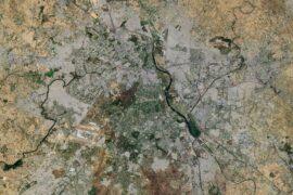 New Delhi in north-central India