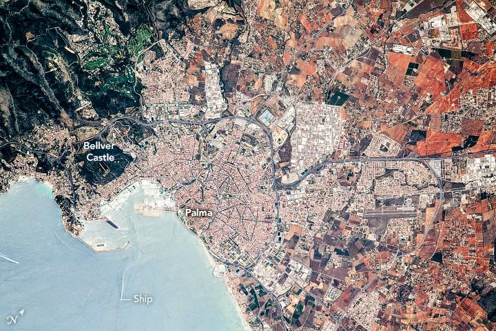 The city and port of Palma, Mallorca
