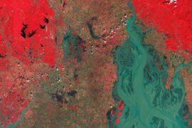 The Gulf of Martaban in southern Myanmar