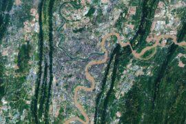 The mountain city of Chongqing, China
