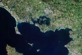 The Gulf of Morbihan in northwest France