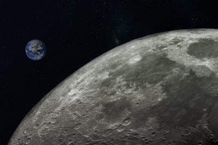 Planet,Earth,And,Moon,elements,Of,This,Image,Furnished,By,Nasa.
