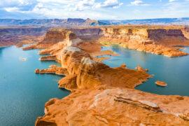 Lake Powell reached a historic low this year