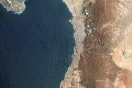 The port city of Antofagasta, Chile